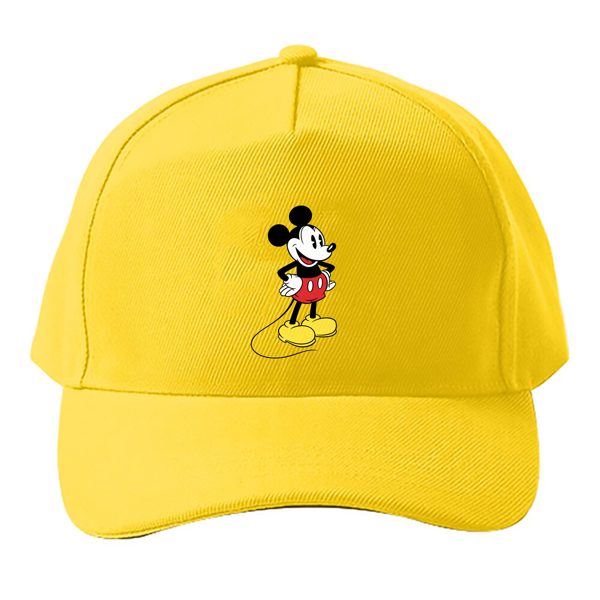 （画像用） ミッキーマウス Mickey Mouse ベースボールキャップ 綿100％ 男女兼用 帽子 スポーツ